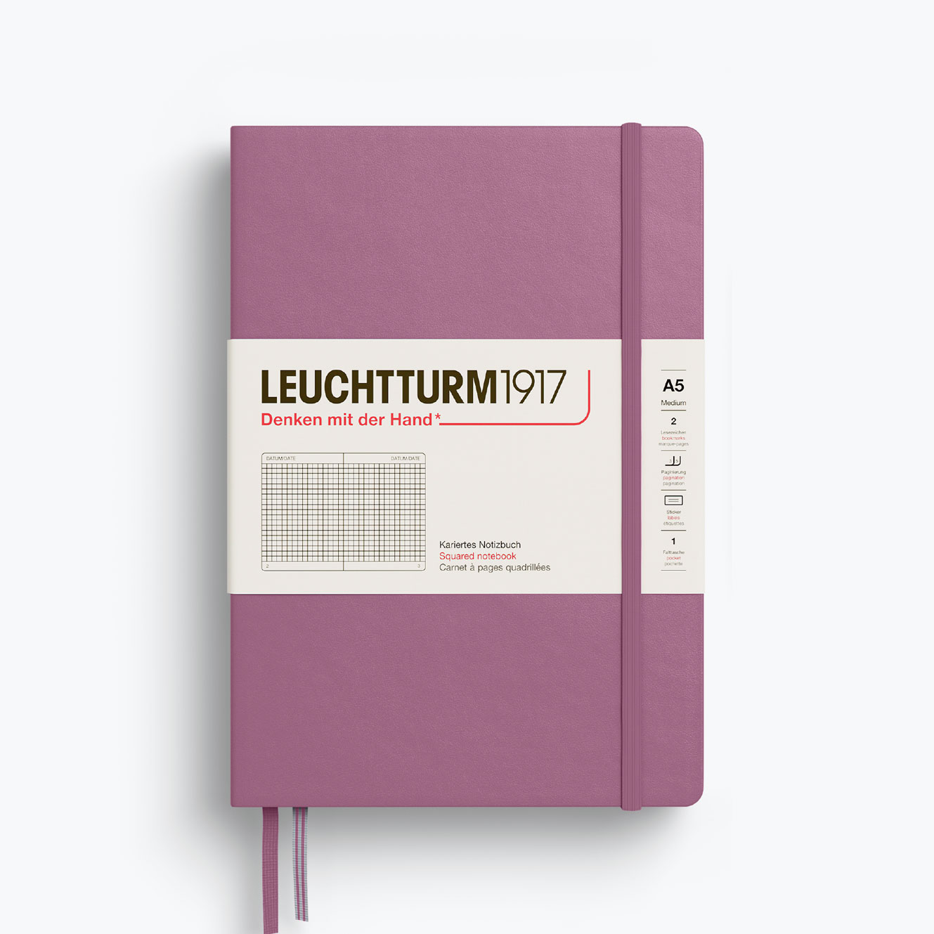 Leuchtturm1917 - Notebook - A5 - Dusty Rose