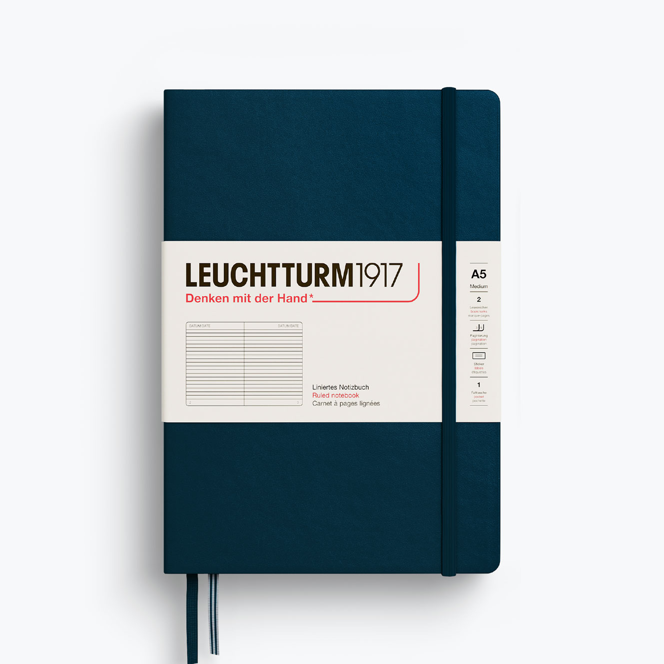 Leuchtturm1917 - Notebook - A5 - Deep Sea