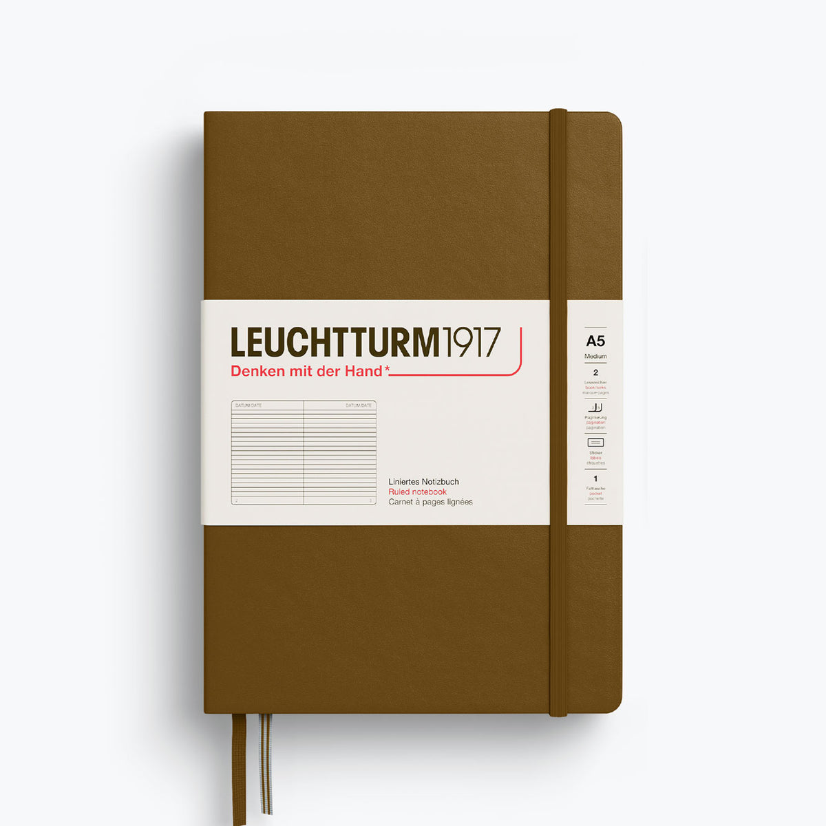 Leuchtturm1917 - Notebook - A5 - Spice Brown