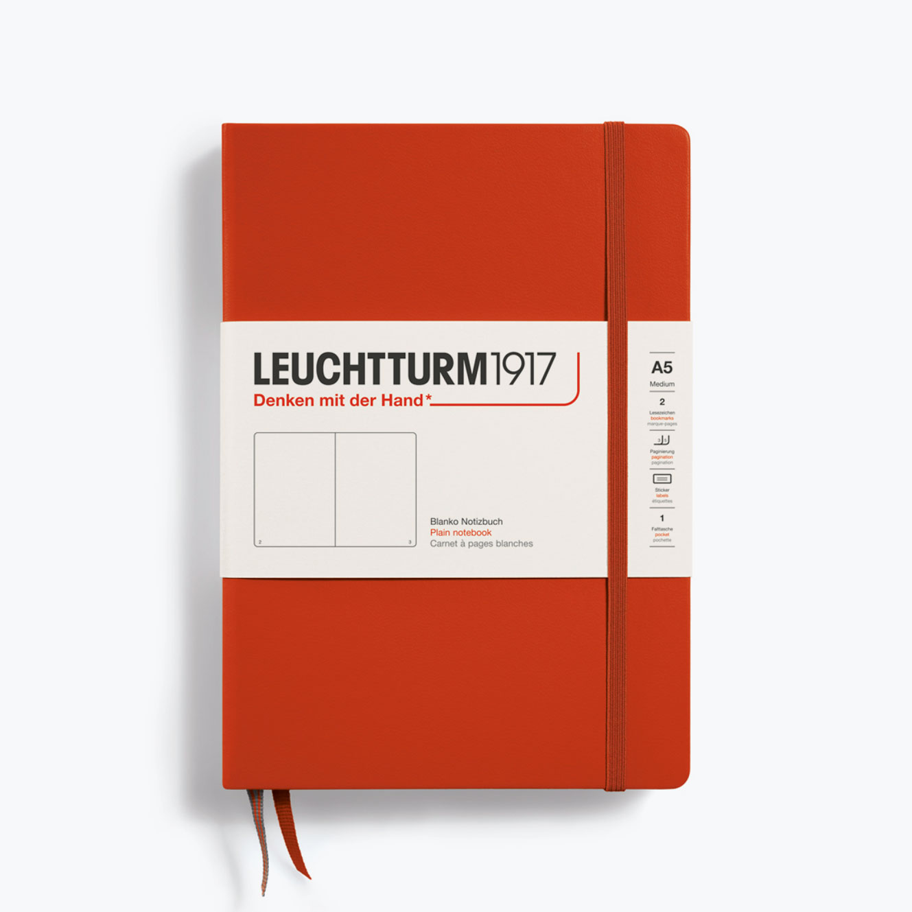 Leuchtturm1917 - Notebook - A5 - Fox Red