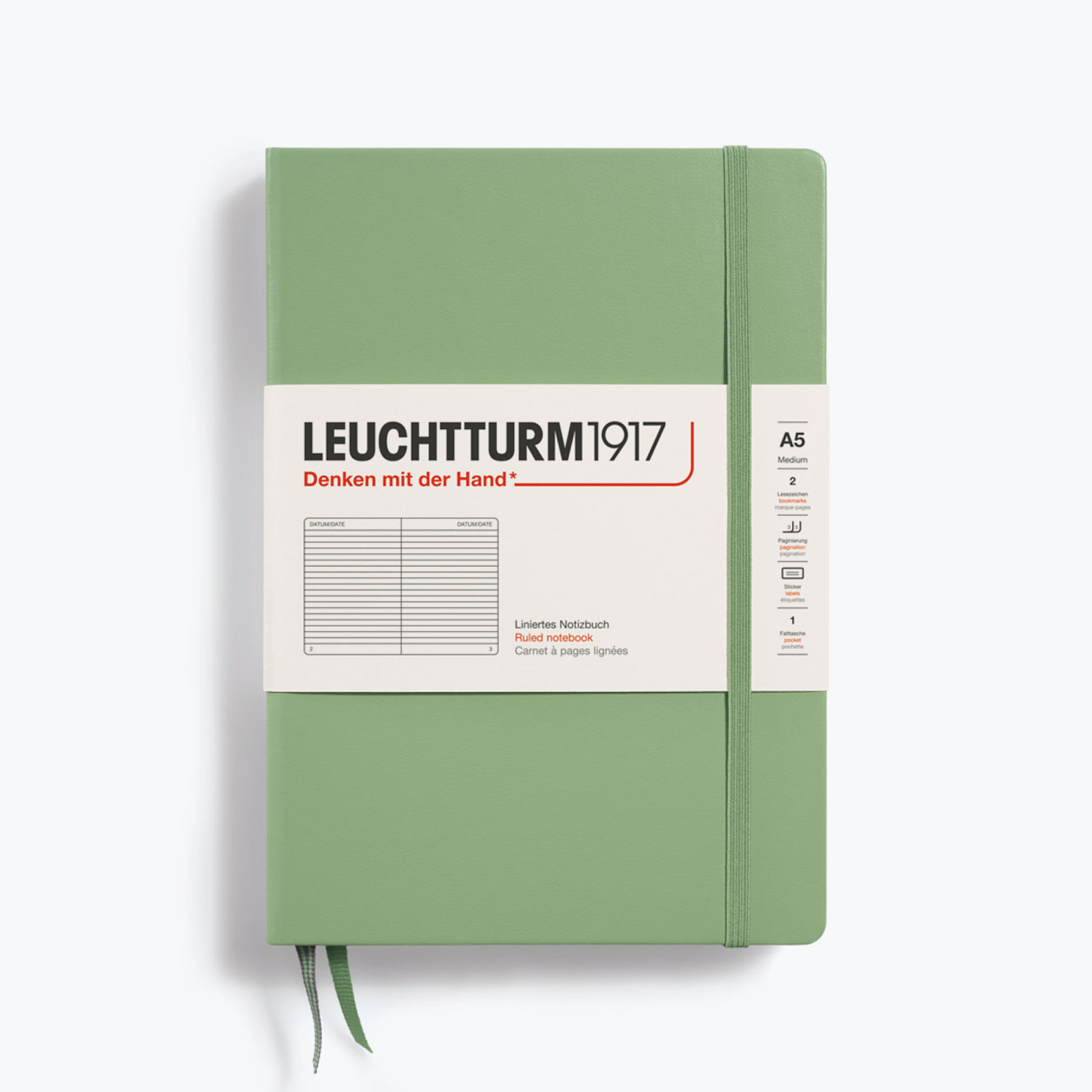 Leuchtturm1917 - Notebook - A5 - Sage