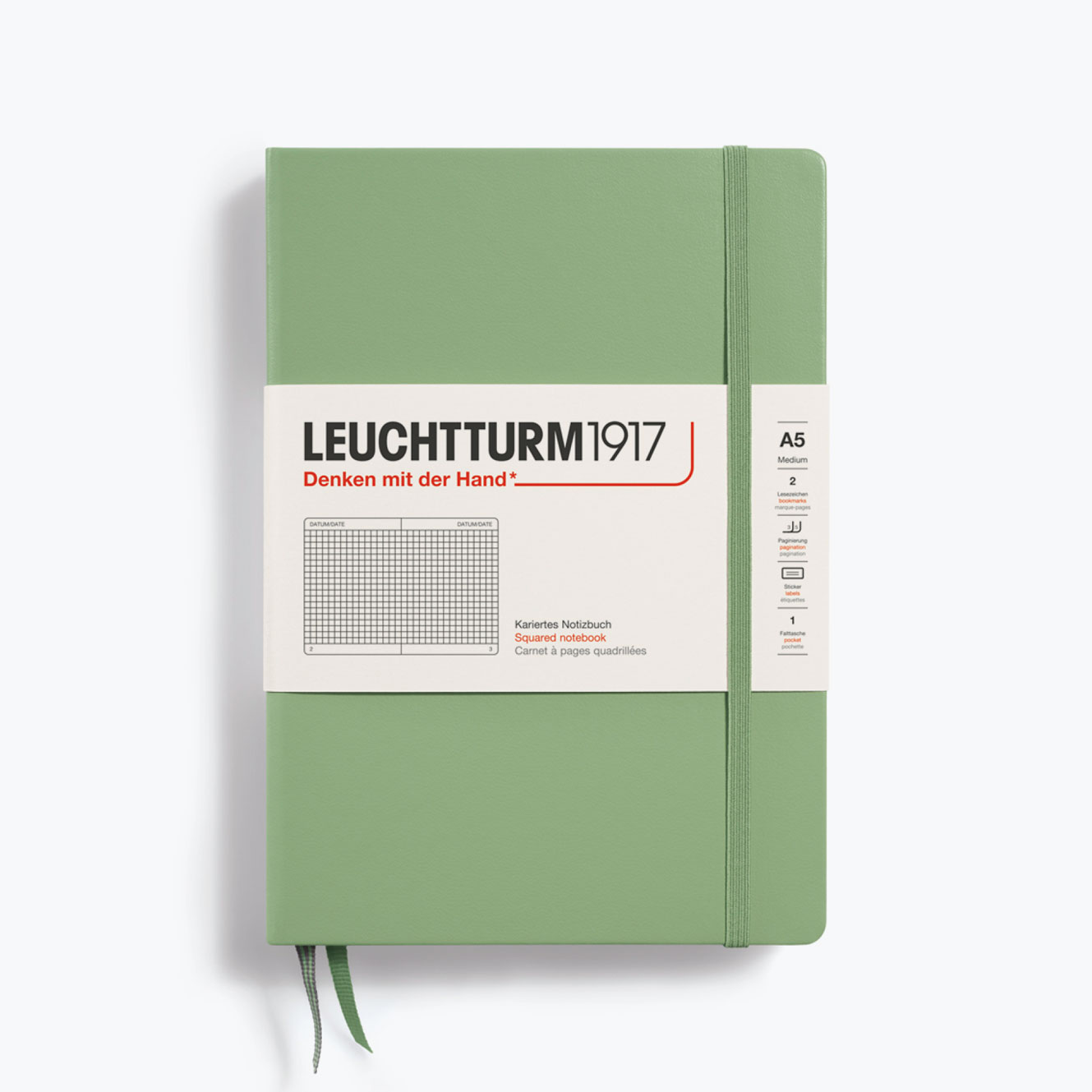 Leuchtturm1917 - Notebook - A5 - Sage