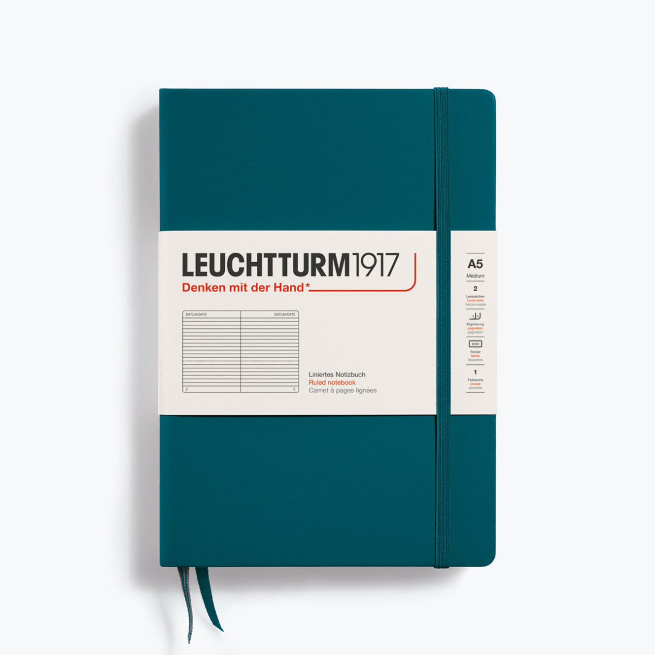 Leuchtturm1917 - Notebook - A5 - Pacific Green