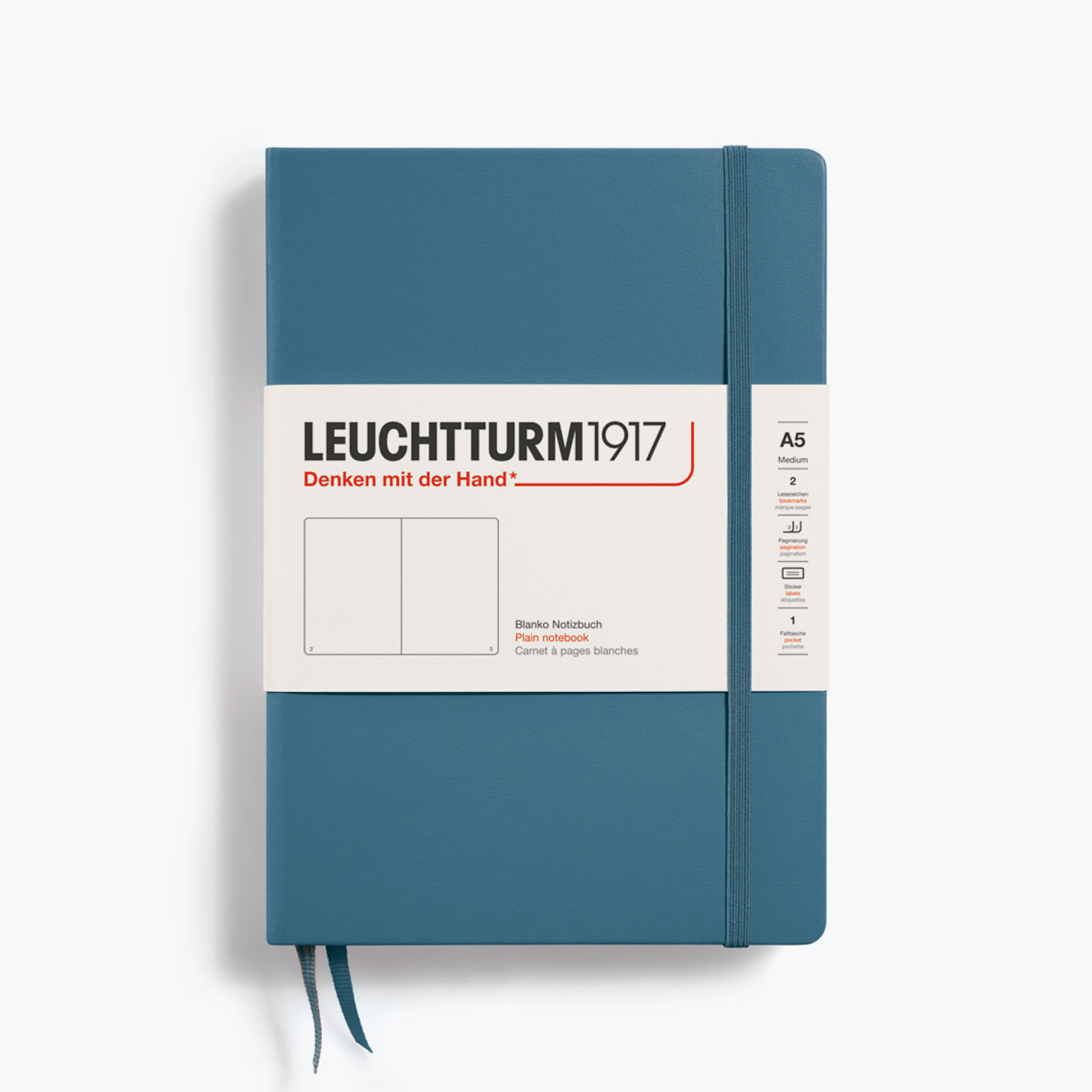 Leuchtturm1917 - Notebook - A5 - Stone Blue