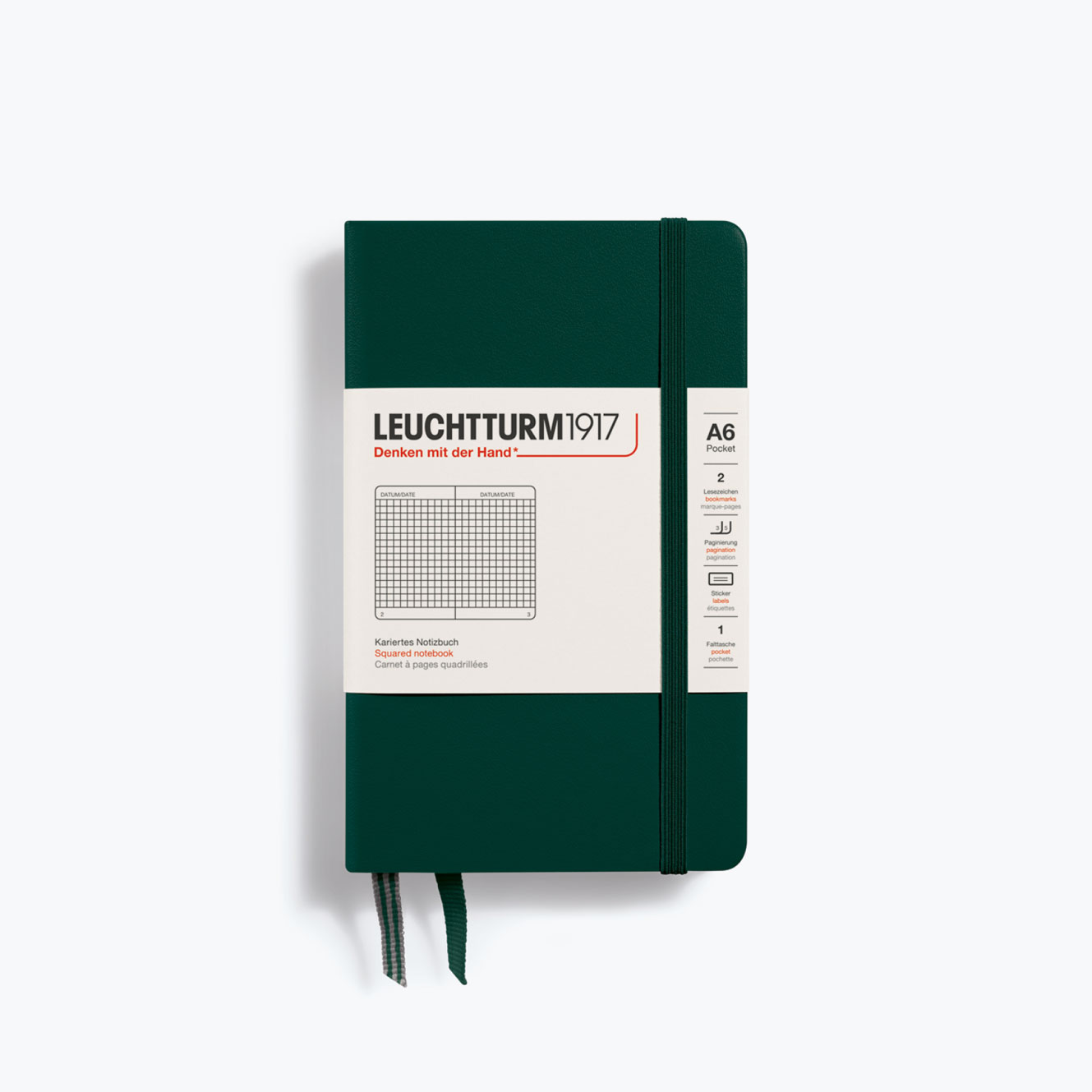 Leuchtturm1917 - Notebook - A6 - Forest Green