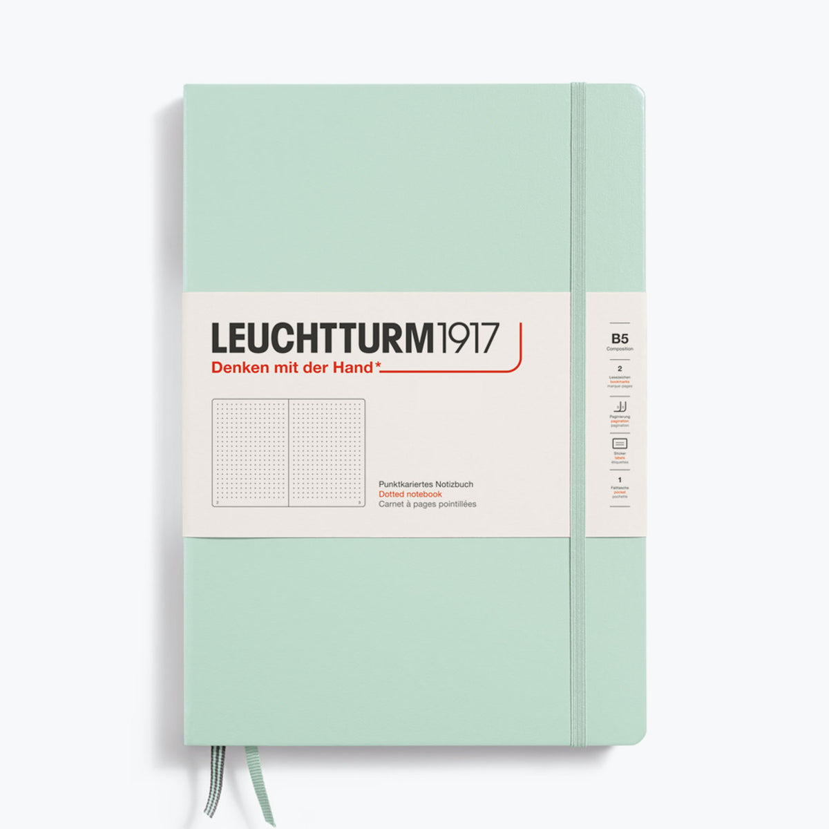 Leuchtturm1917 - Notebook - Hardcover - B5 - Mint Green