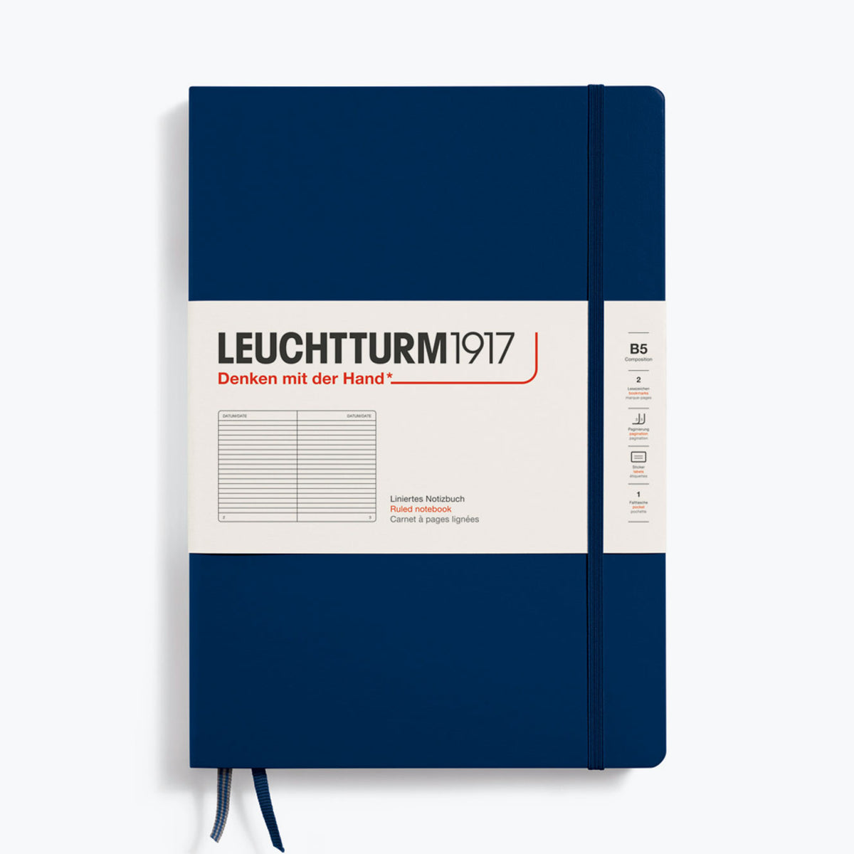 Leuchtturm1917 - Notebook - Hardcover - B5 - Navy