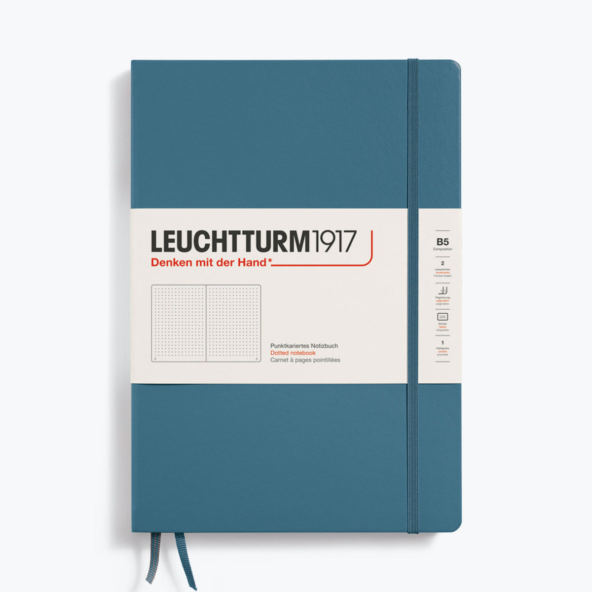 Leuchtturm1917 - Notebook - Hardcover - B5 - Stone Blue