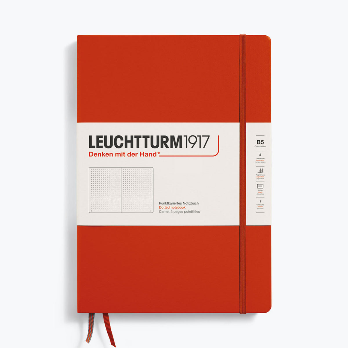 Leuchtturm1917 - Notebook - Hardcover - B5 - Fox Red