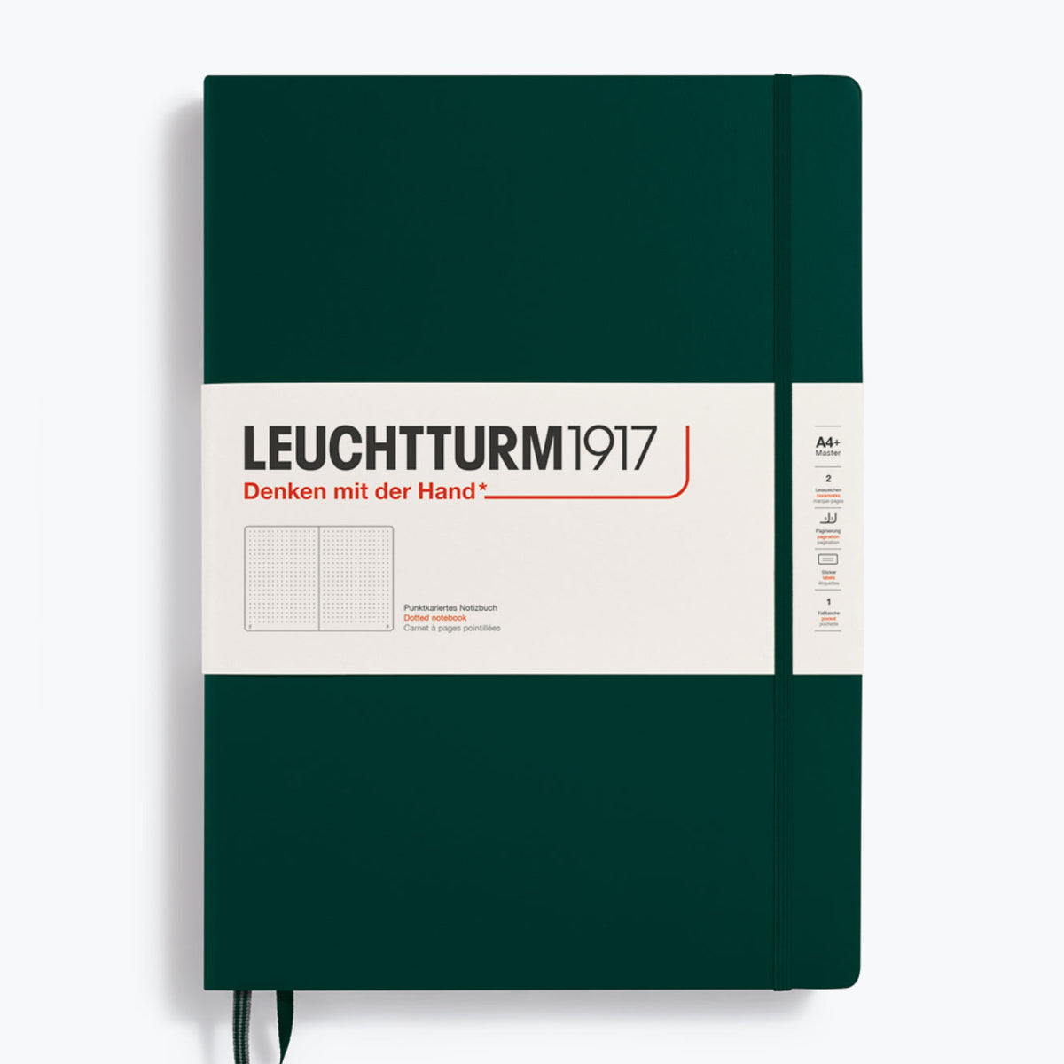 Leuchtturm1917 - Notebook - A4+ - Forest Green