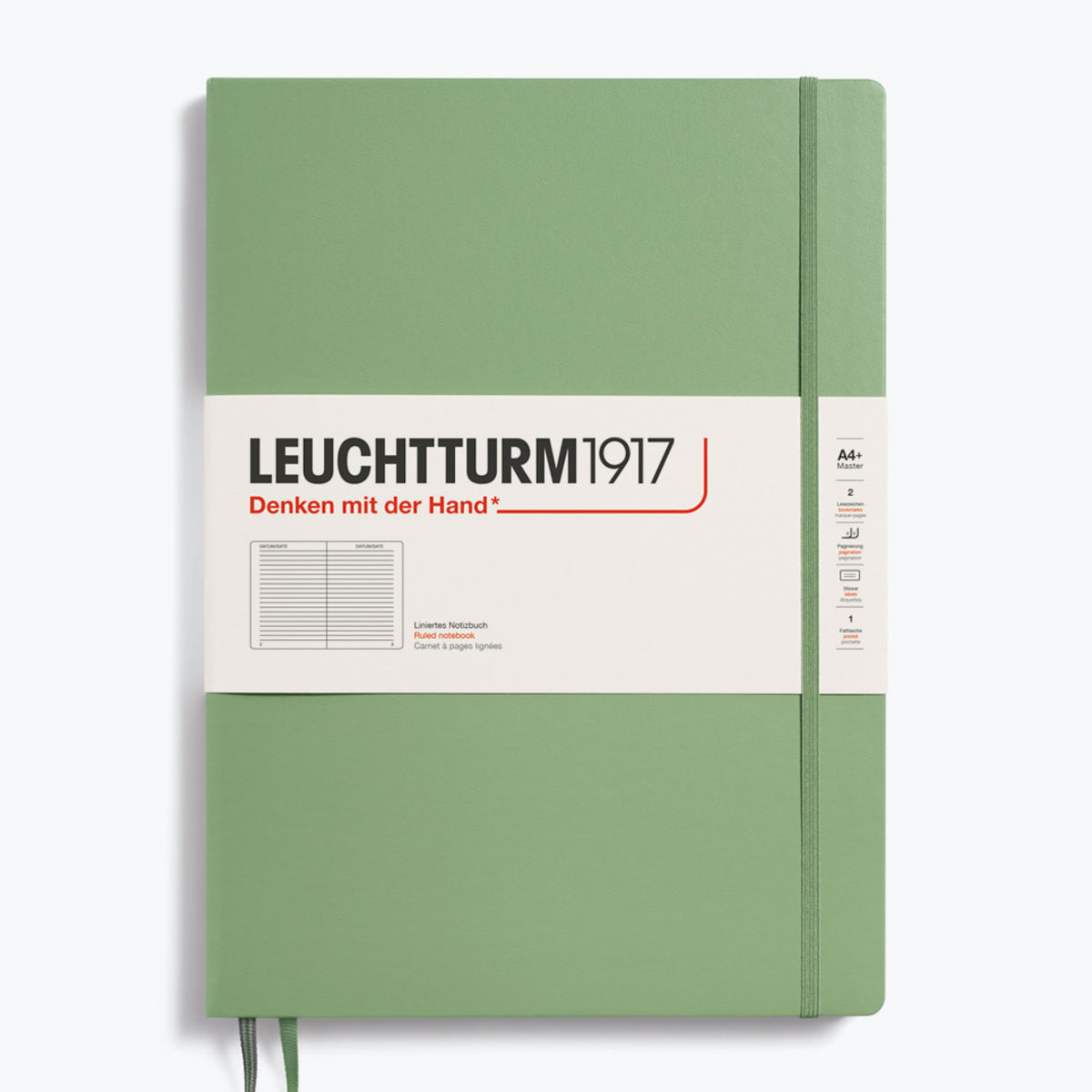 Leuchtturm1917 - Notebook - A4+ - Slim - Sage