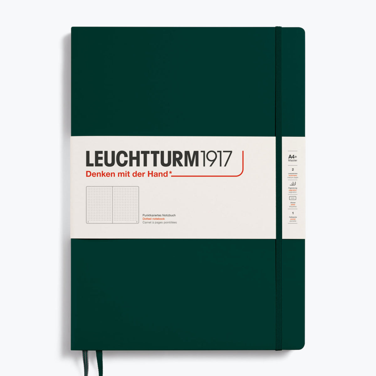 Leuchtturm1917 - Notebook - A4+ - Slim - Forest Green