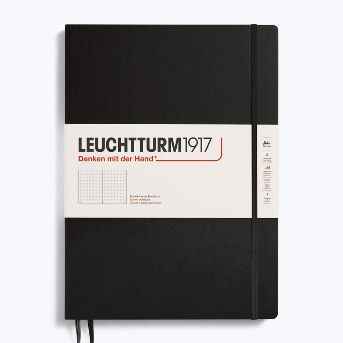 Leuchtturm1917 - Notebook - A4+ - Slim - Black