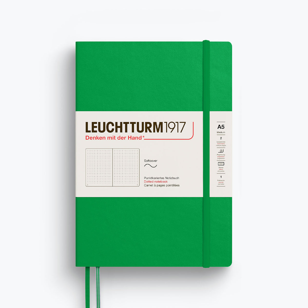 Leuchtturm1917 - Notebook - Softcover - A5 - Spring Leaf