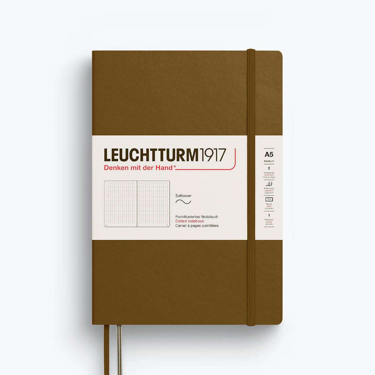 Leuchtturm1917 - Notebook - Softcover - A5 - Spice Brown