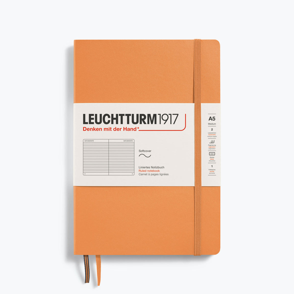 Leuchtturm1917 - Notebook - Softcover - A5 - Apricot