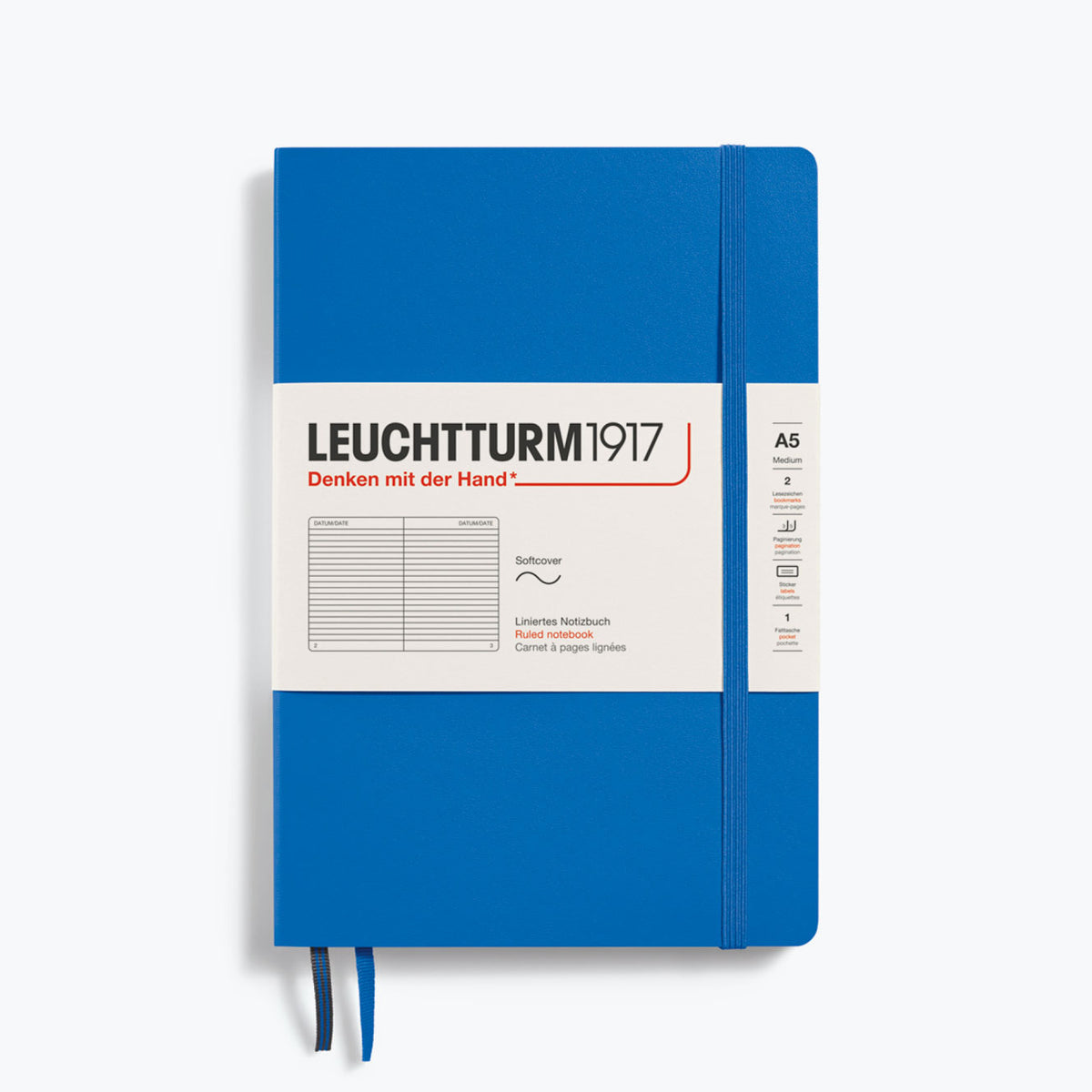 Leuchtturm1917 - Notebook - Softcover - A5 - Sky