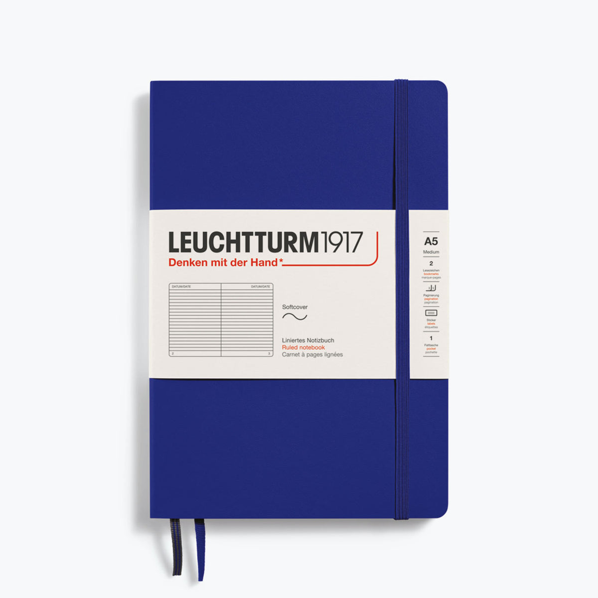 Leuchtturm1917 - Notebook - Softcover - A5 - Ink