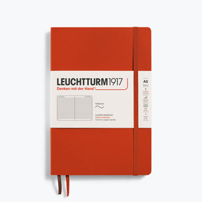 Leuchtturm1917 - Notebook - Softcover - A5 - Fox Red