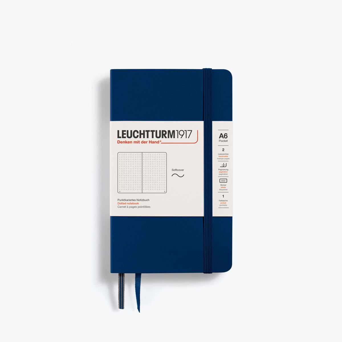 Leuchtturm1917 - Notebook - Softcover - A6 - Navy