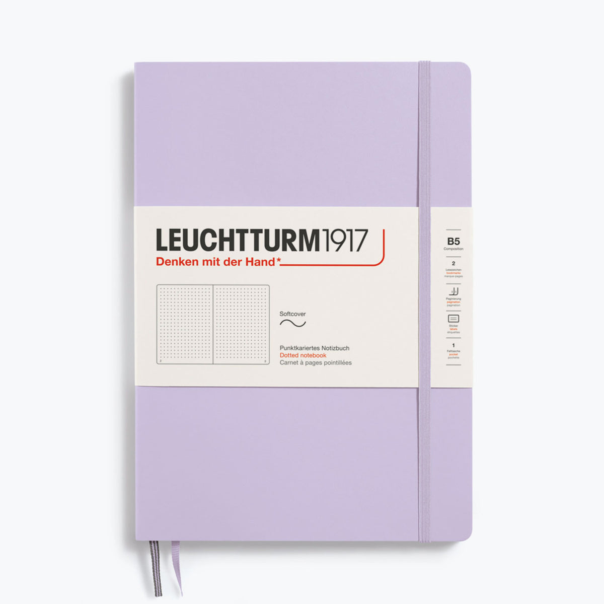 Leuchtturm1917 - Notebook - Softcover - B5 - Lilac