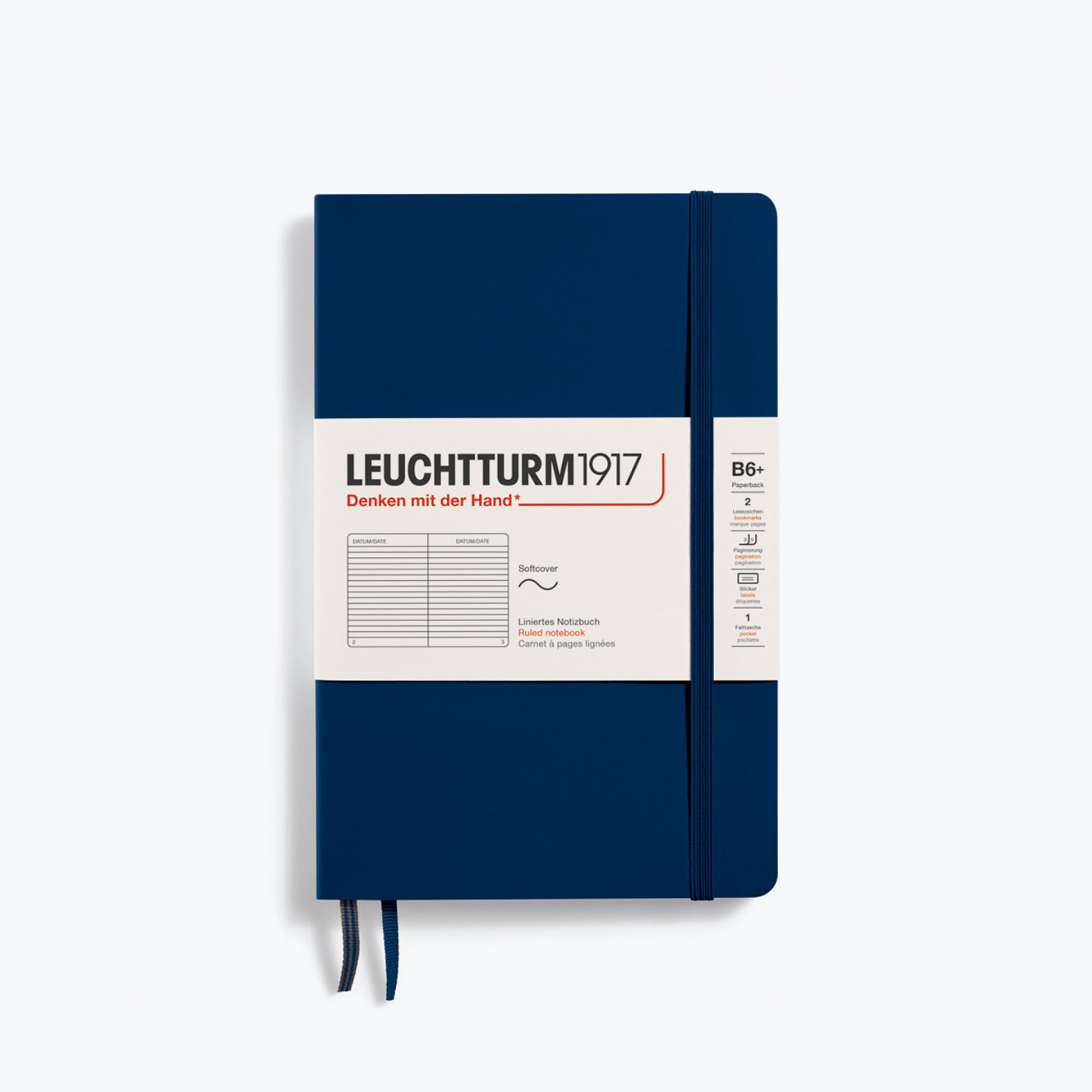 Leuchtturm1917 - Notebook - Softcover - B6+ - Navy