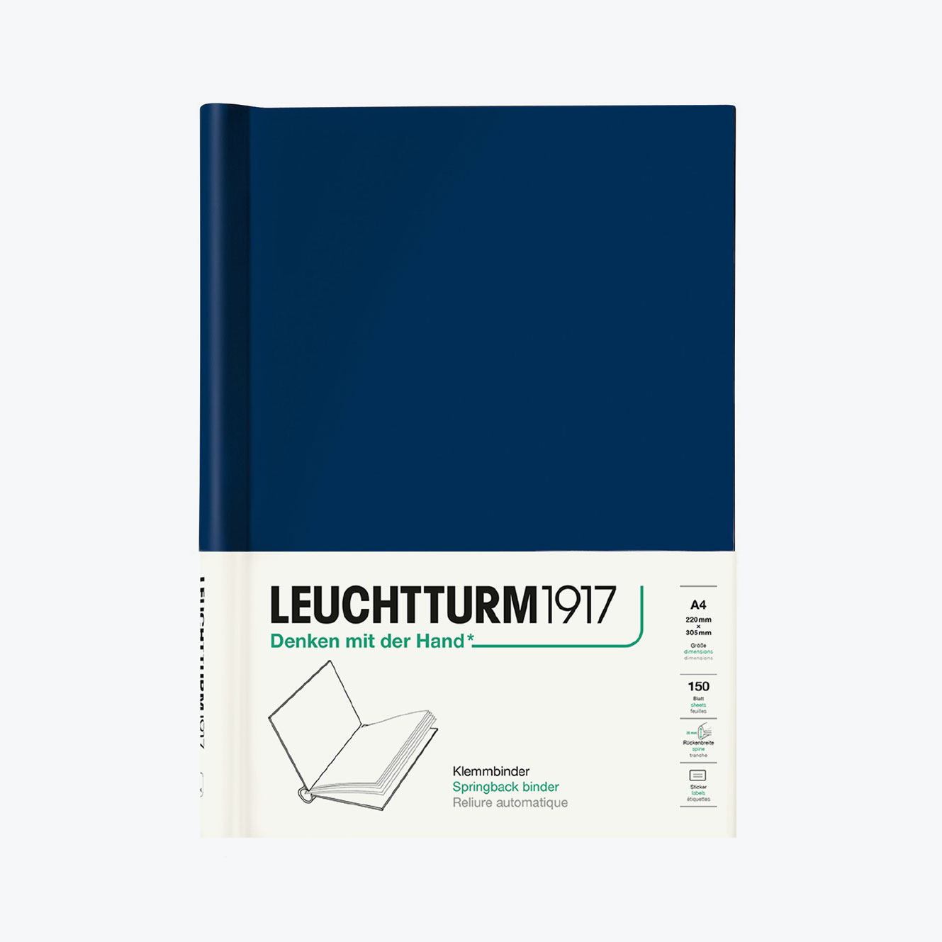 Leuchtturm1917 - Springback Binder - A4 - Navy