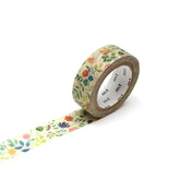 MT Masking Tape - Washi Tape - Watercolour Flower