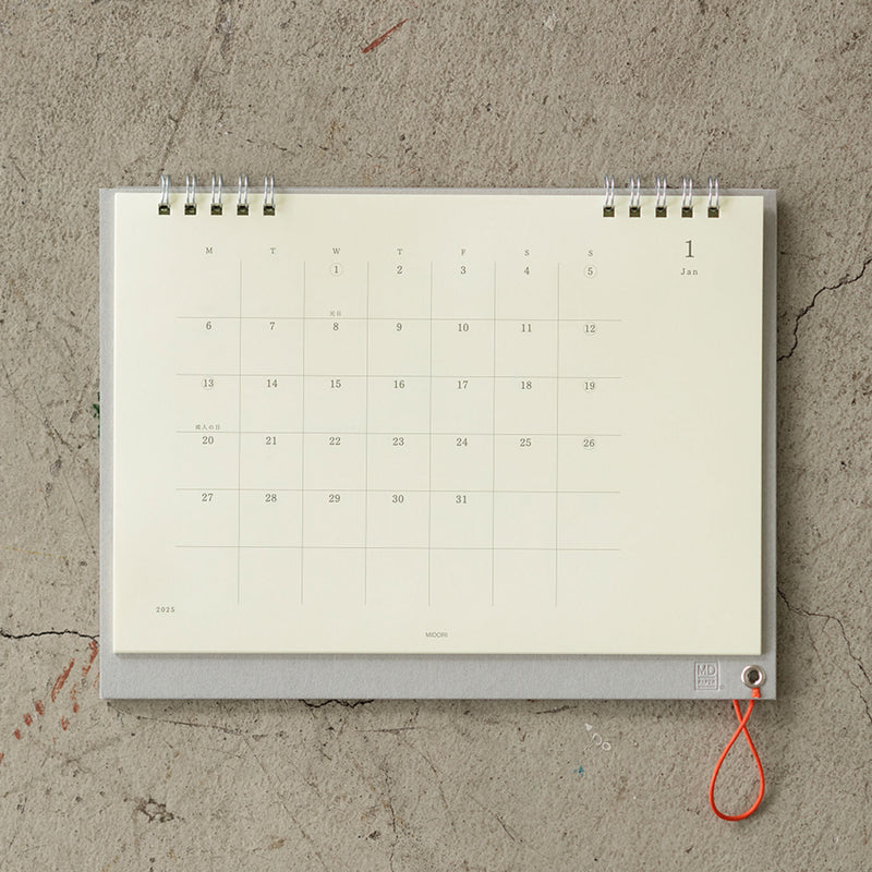 Midori Desk Calendar 2025 