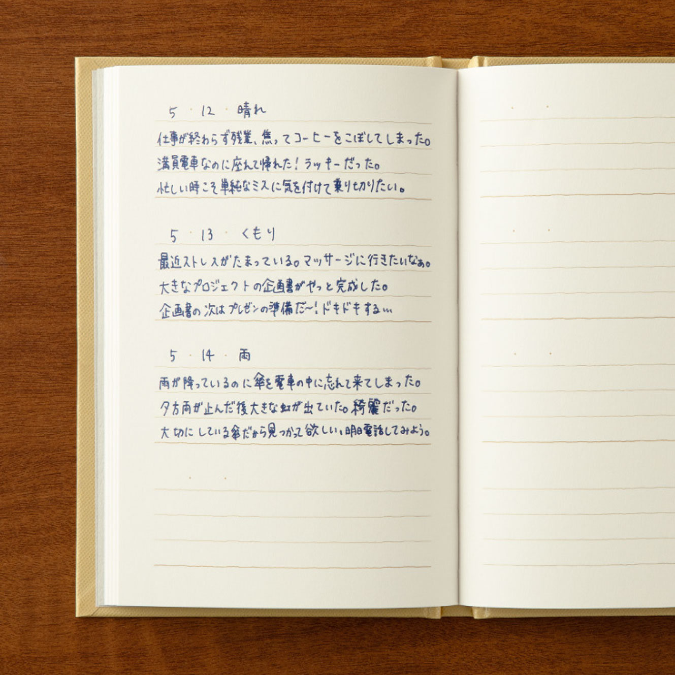 Midori - Journal - 3 Minute Diary - Yellow