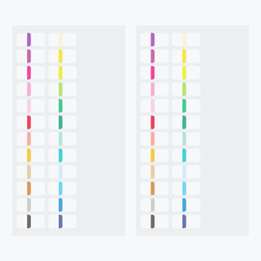 Midori - Planner Sticker - Index Labels - Colours