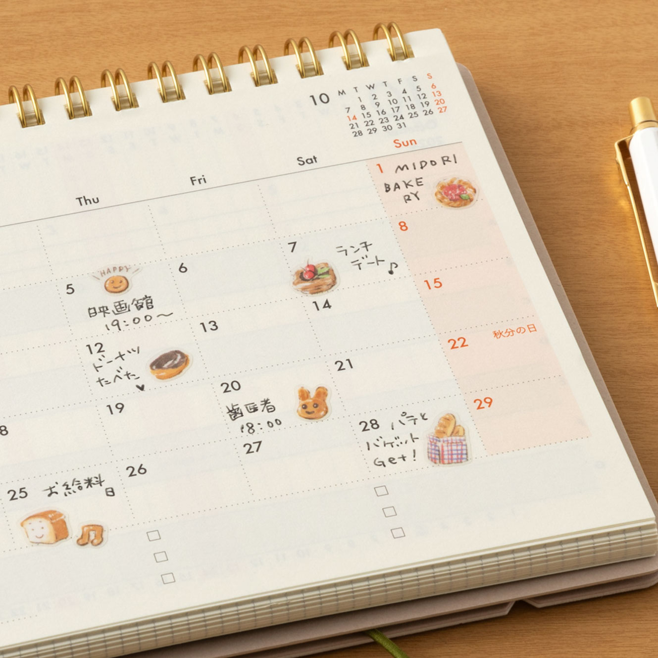 Midori - Planner Sticker - Sticker Collection - Pictograph Cat