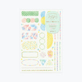 Midori - Planner Sticker - Yuru Log - Watercolour (2 Sheets)