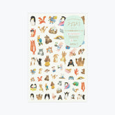 Midori - Planner Sticker - Yuru Log - Animals (1 Sheet)