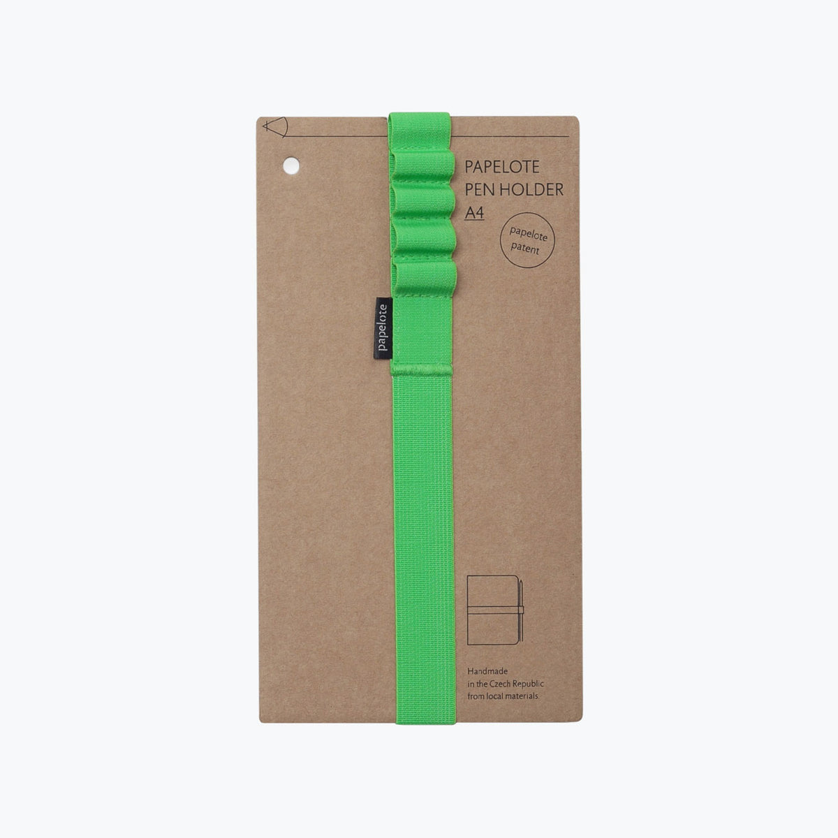 Papelote - Elastic Pen Strap - A4 - Green