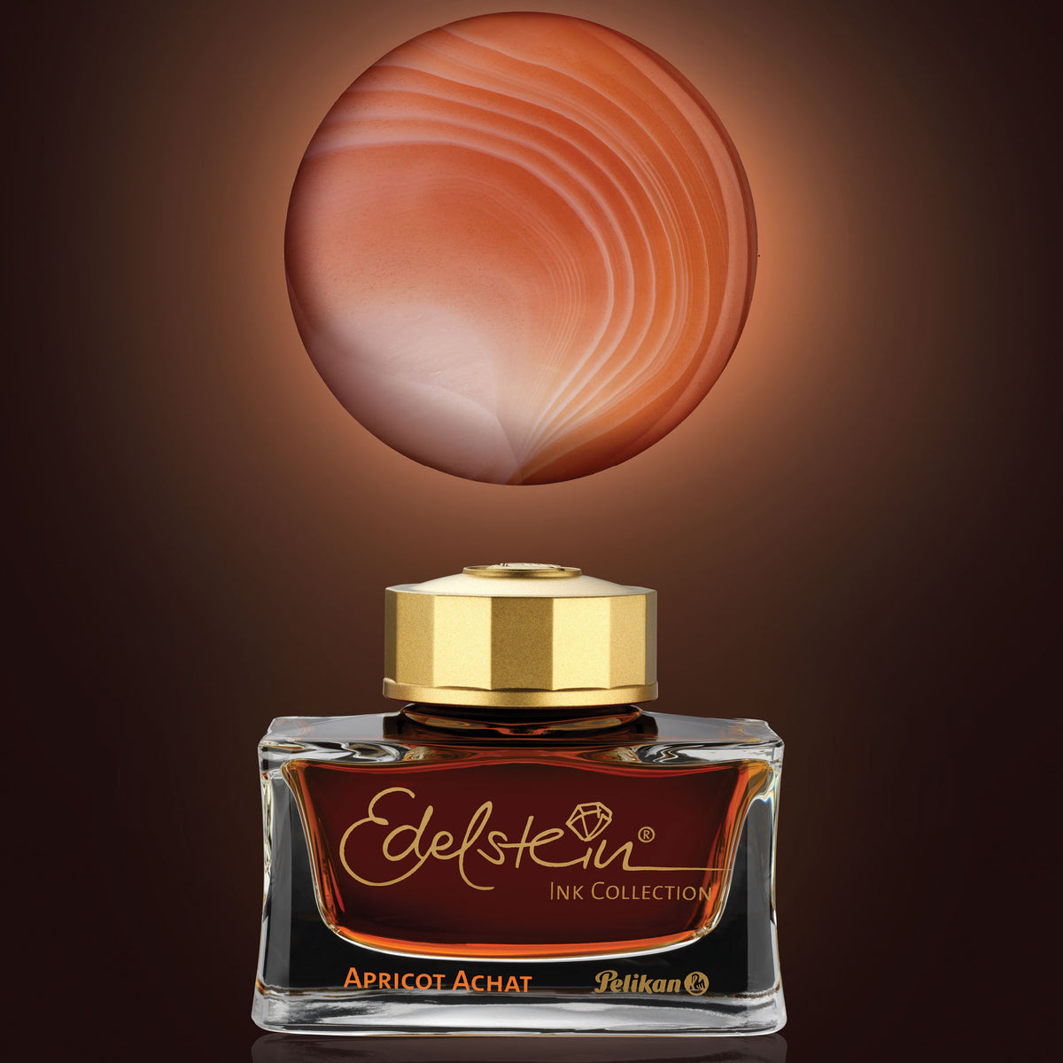 Pelikan - Fountain Pen Ink - Edelstein - Apricot Achat - Ink of the Year 2025