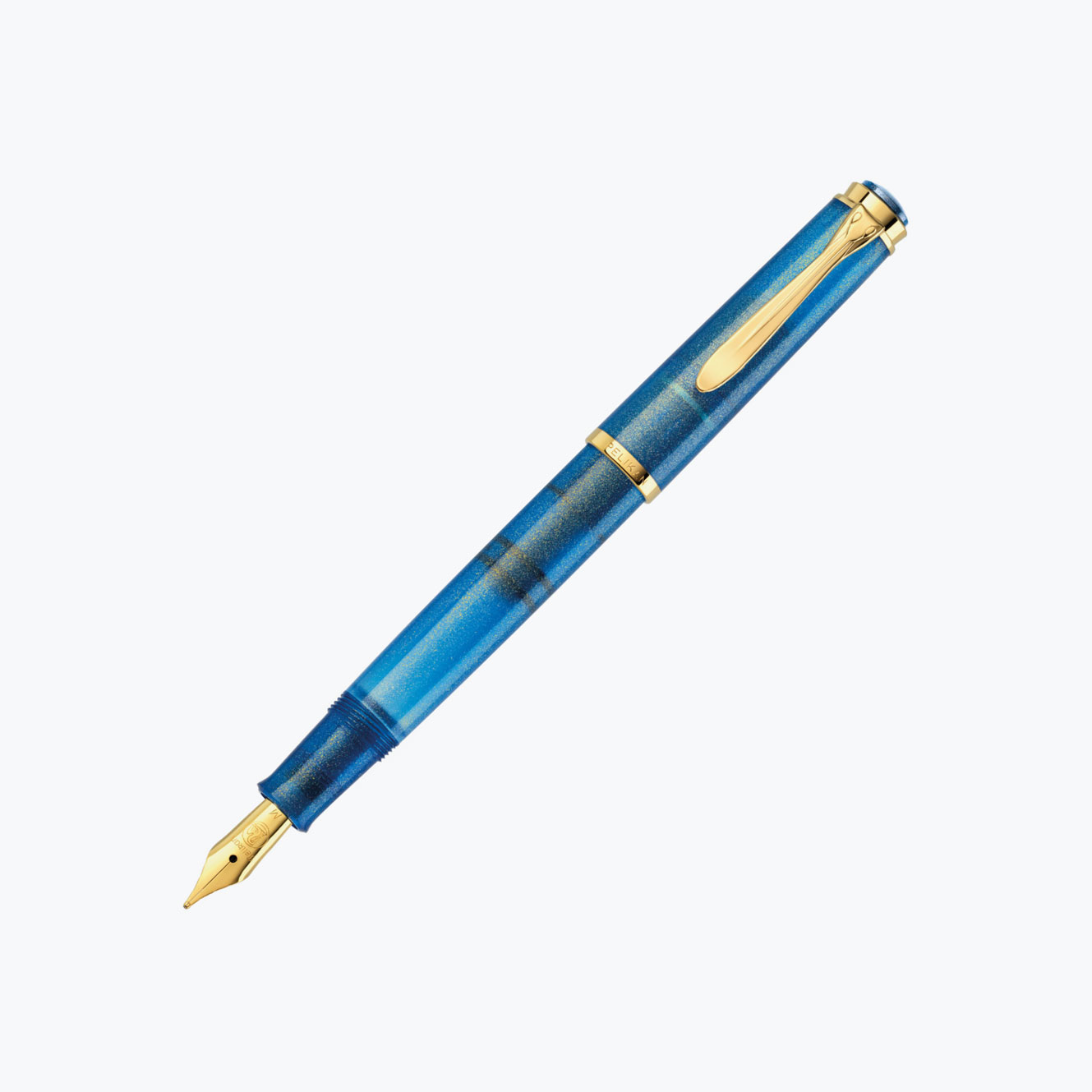 Pelikan - Fountain Pen Set - Classic M200 - Golden Lapis