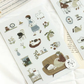 TeaYou - Planner Sticker - Neko Cafe