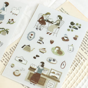 TeaYou - Planner Sticker - Neko Cafe