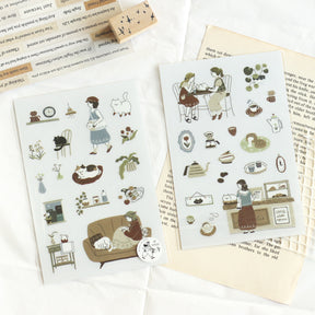 TeaYou - Planner Sticker - Neko Cafe