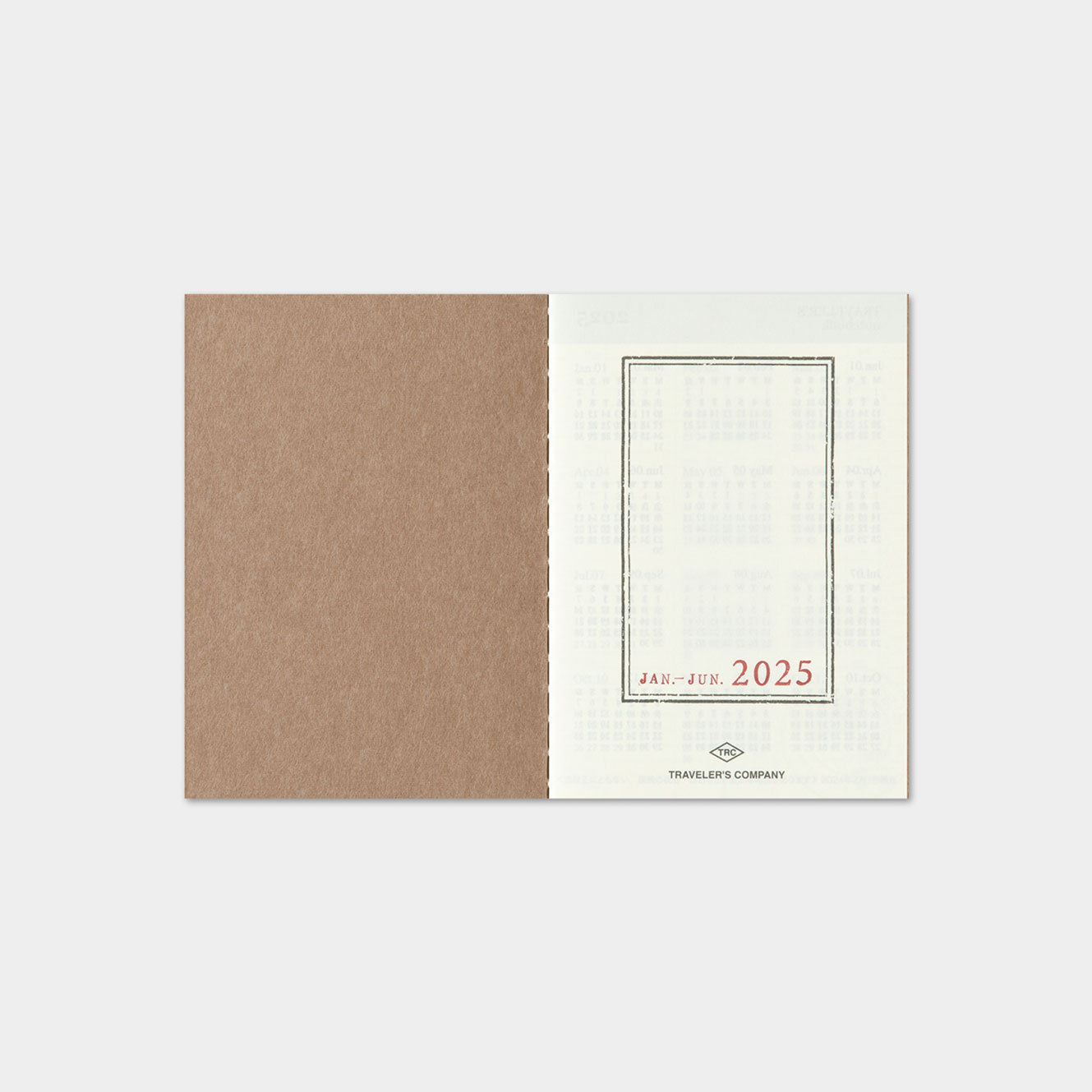 Traveler's Company - 2025 Diary - Insert - Passport - Weekly