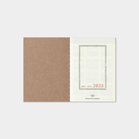 Traveler's Company - 2025 Diary - Insert - Passport - Weekly