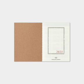 Traveler's Company - 2025 Diary - Insert - Passport - Monthly