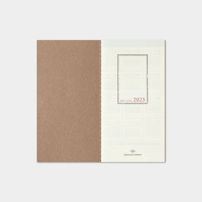 Traveler's Company - 2025 Diary - Insert - Regular - Weekly Vertical