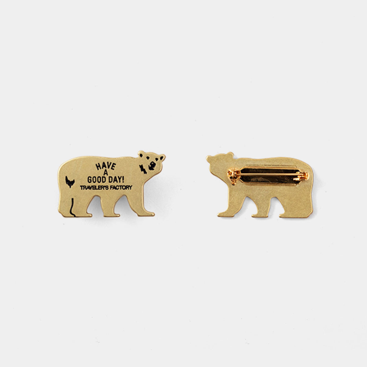 Traveler's Factory - Brass Badge - Bear