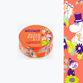 World Craft - Washi Tape - Moomin - Flower Orange <Outgoing>