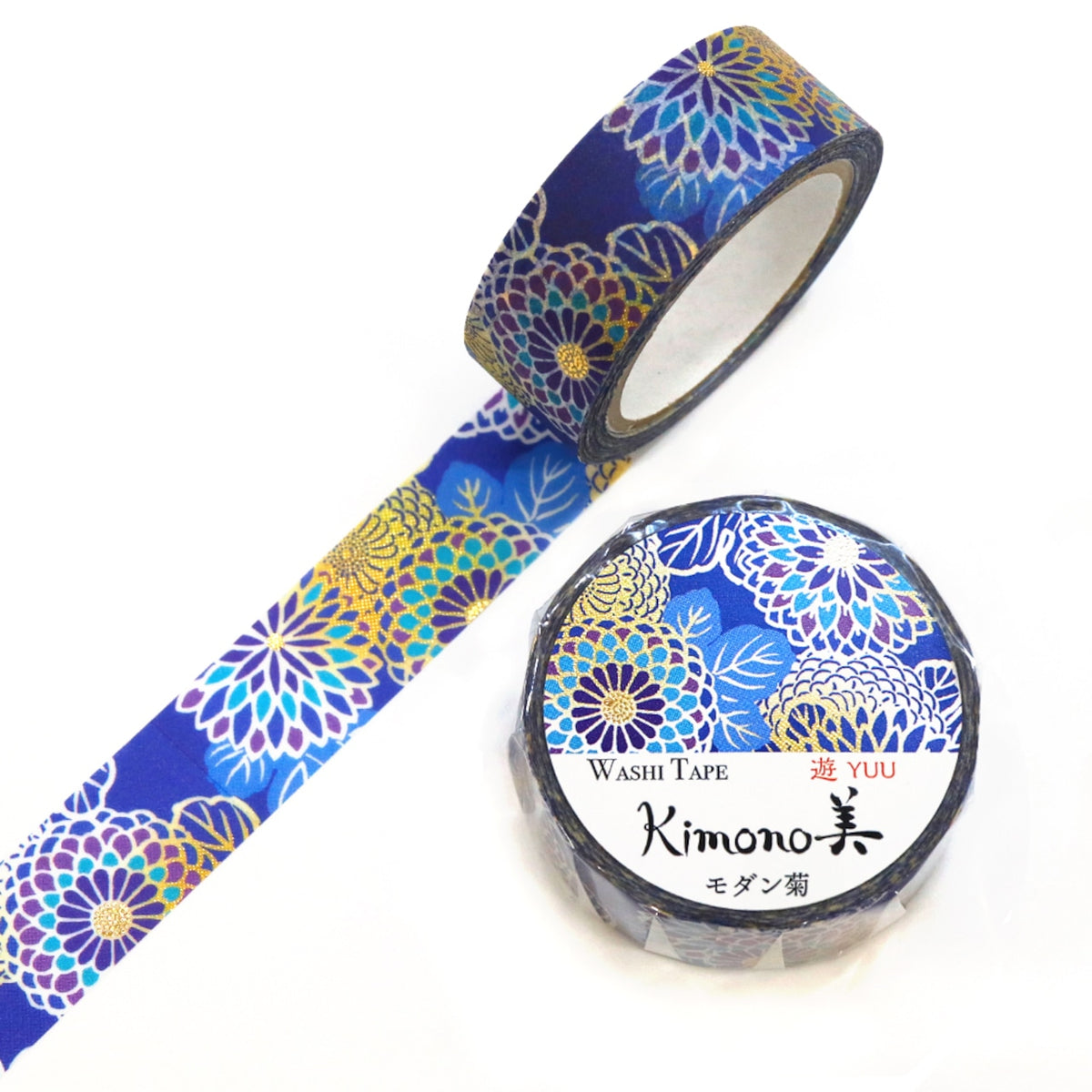 Kamiiso - Washi Tape - Kimono III - Chrysanthemum