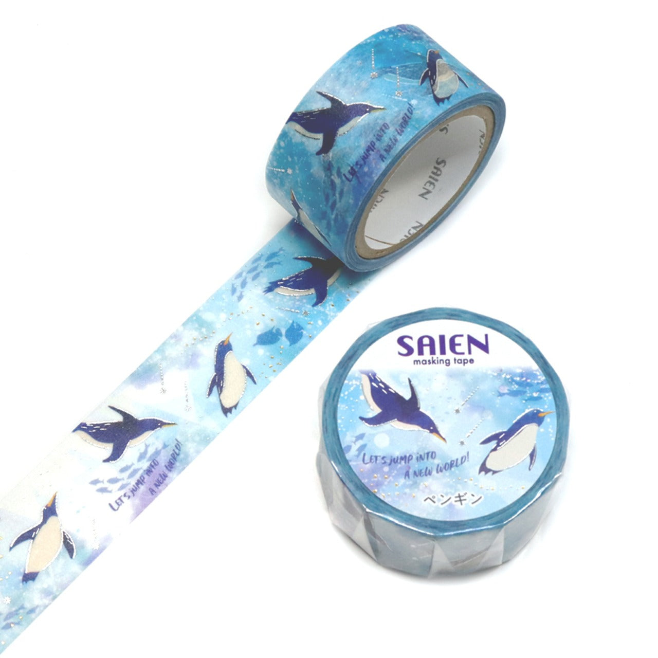 Kamiiso - Washi Tape - Marine Life - Penguin