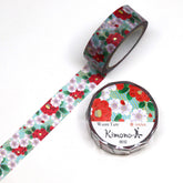 Kamiiso - Washi Tape - Kimono II - Camellia