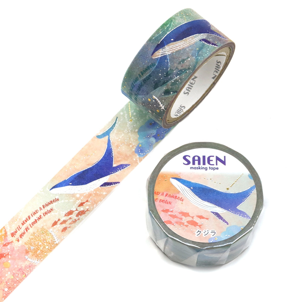 Kamiiso - Washi Tape - Marine Life - Whale